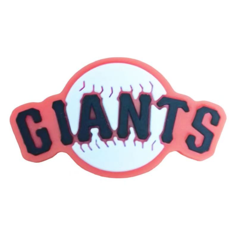 SF Baseball Sports Silicone Focal Beads