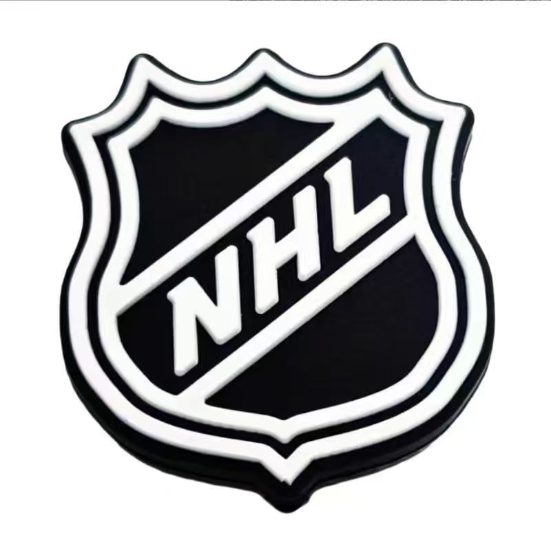 Ice Hockey Silicone Focal Beads
