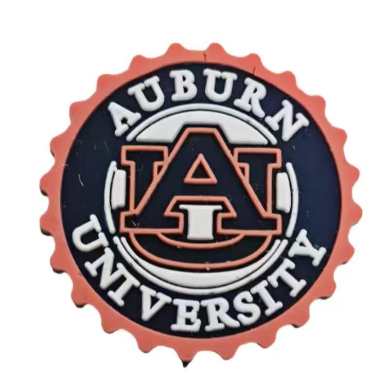 University Football Sport Team Silicone Focal Beads