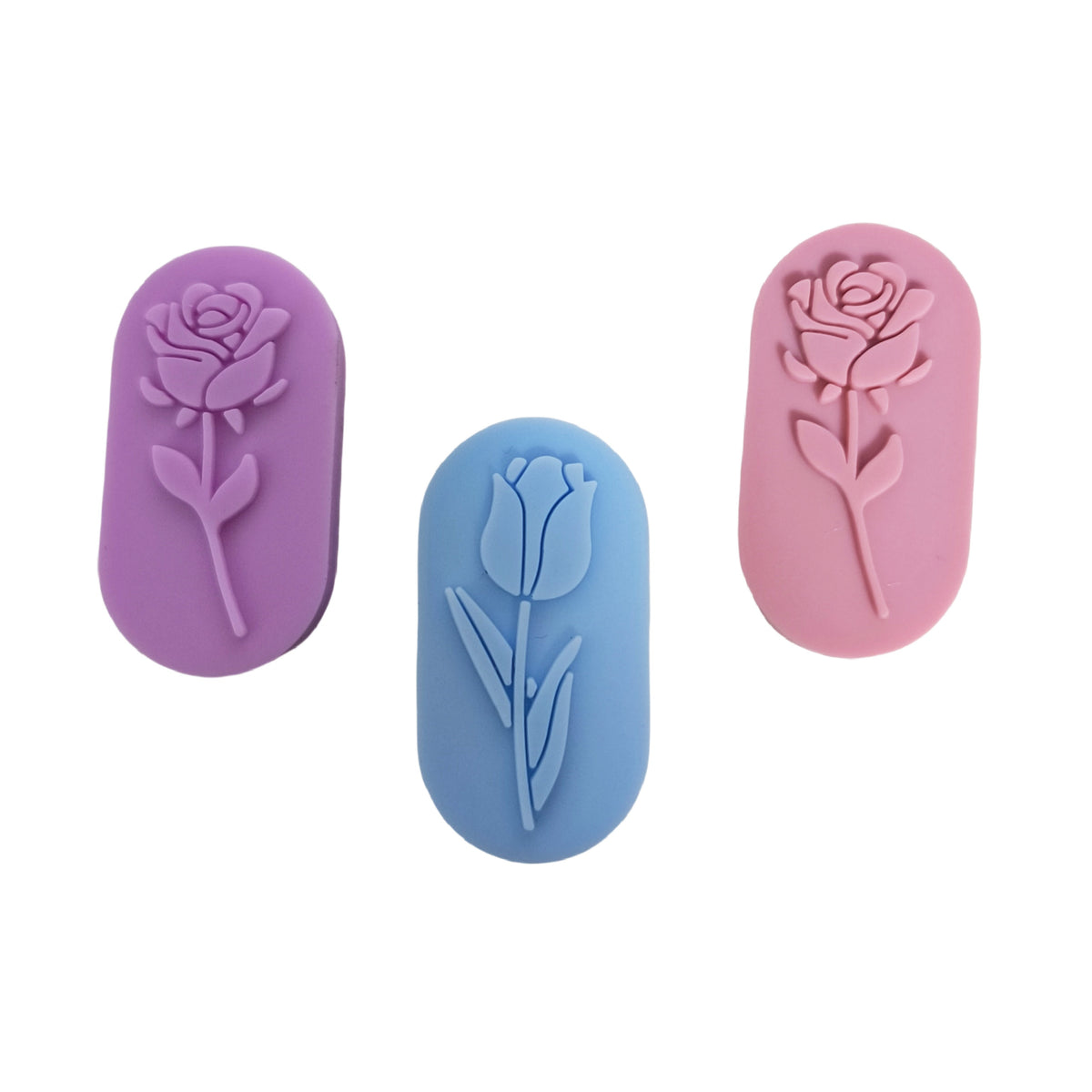 Rose Silicone Focal Beads RGP2S rose-silicone-focal-beads-rgp2s