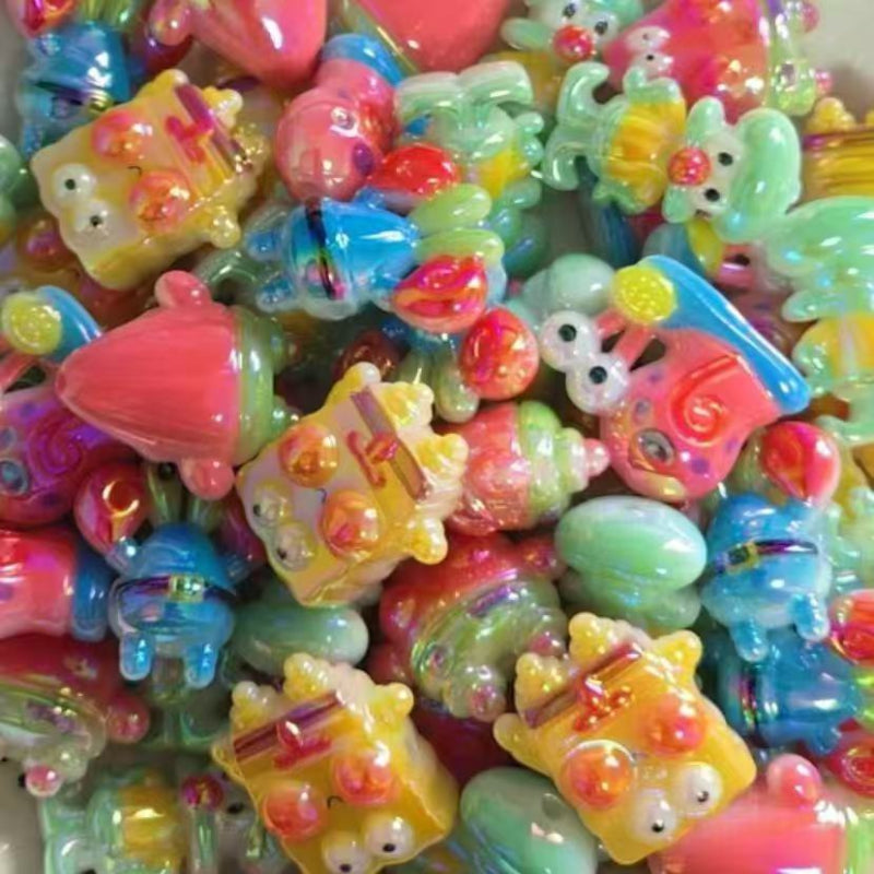 Cartoon Family Acrylic Character Beads for Pens