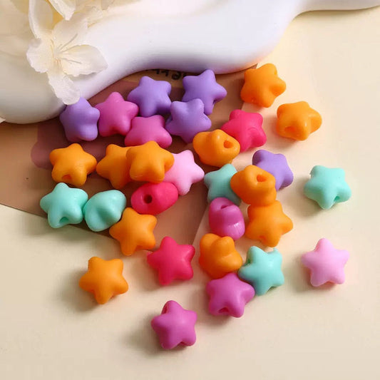 Wholesale star Silicone Beads for Beadable Pens