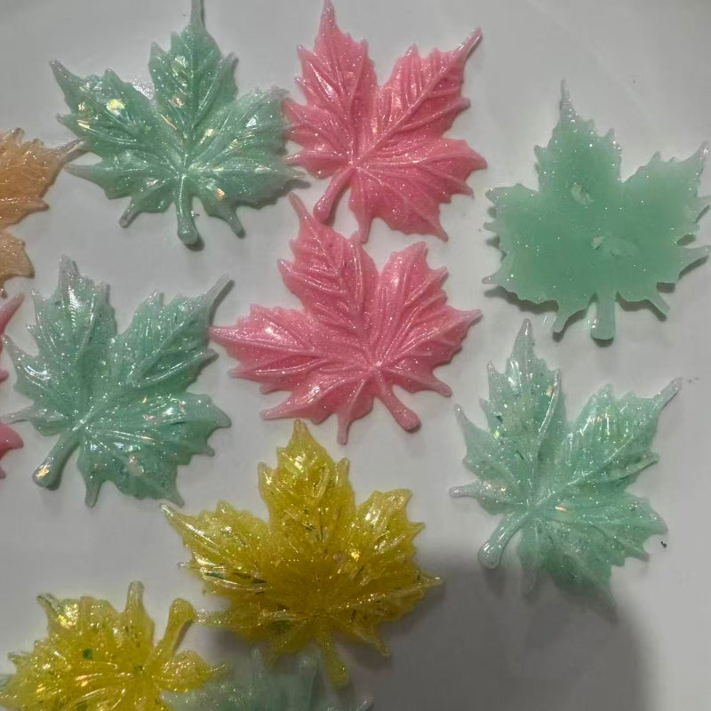 Maple leaves Acrylic Blanks for Badge Reels & Pop Sockets | DIY Crafts Bulk