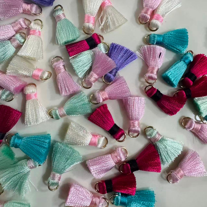 small tassel random mixed colors for pen making