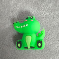 3D Crocodile Silicone Focal Beads For Pen Making