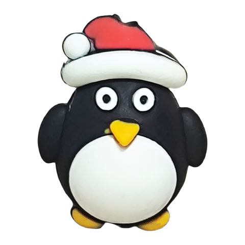 3D Penguin Silicone Focal Beads For Pen Making