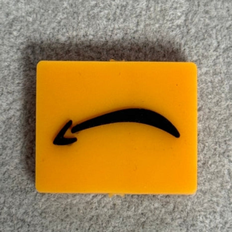 black arrow silicone focal beads square for pen making DIY jewelry