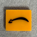 black arrow silicone focal beads square for pen making DIY jewelry