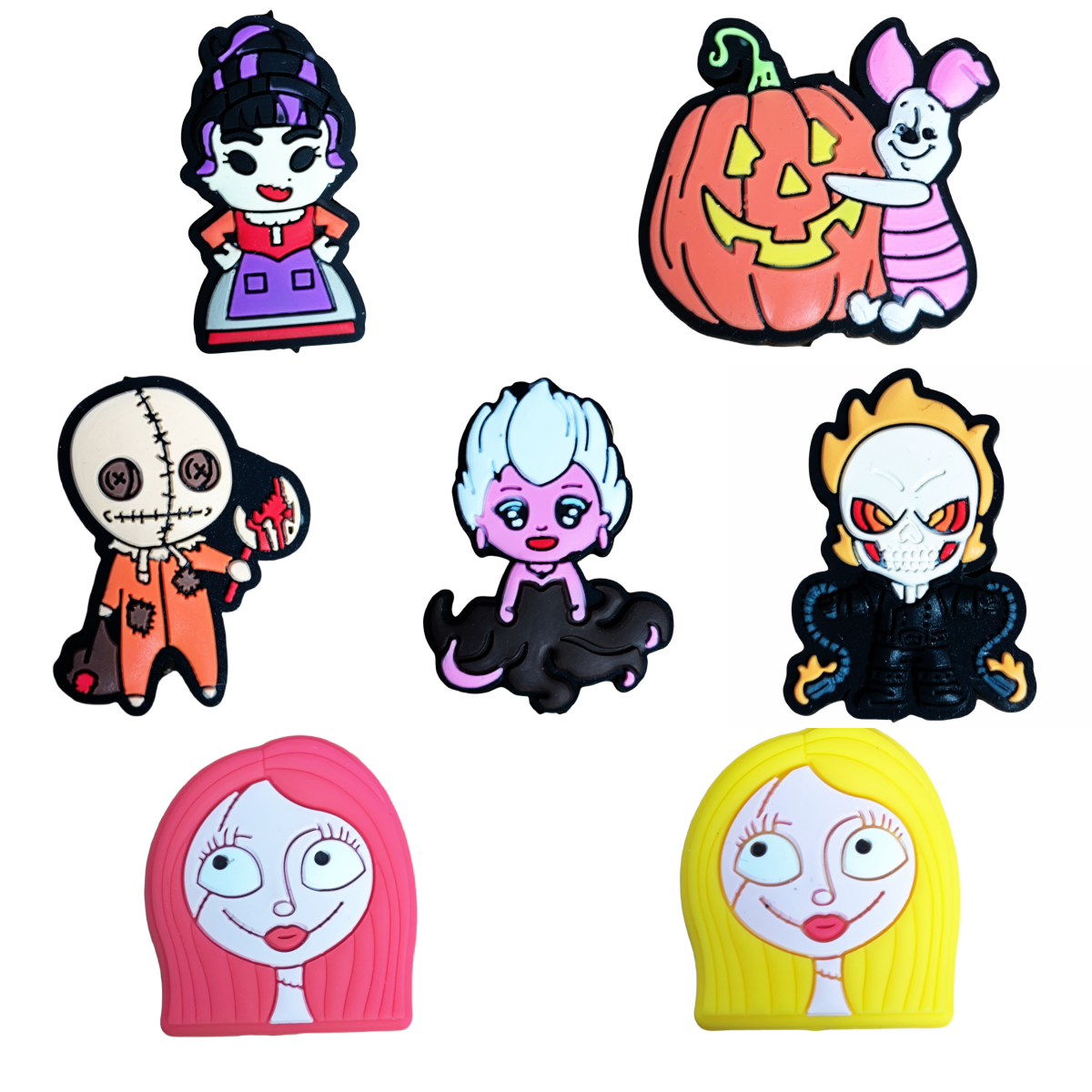 Cuentas focales de silicona con personajes de dibujos animados de Halloween para hacer bolígrafos