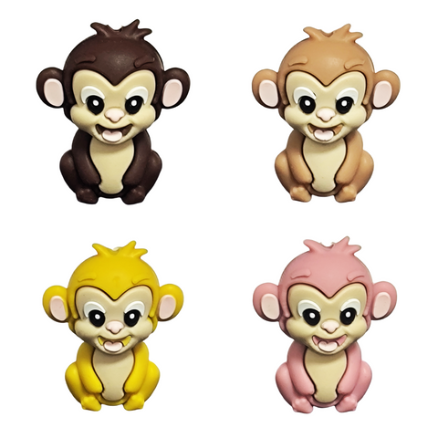 3D Monkey Silicone Focal Beads For Beaded Pen