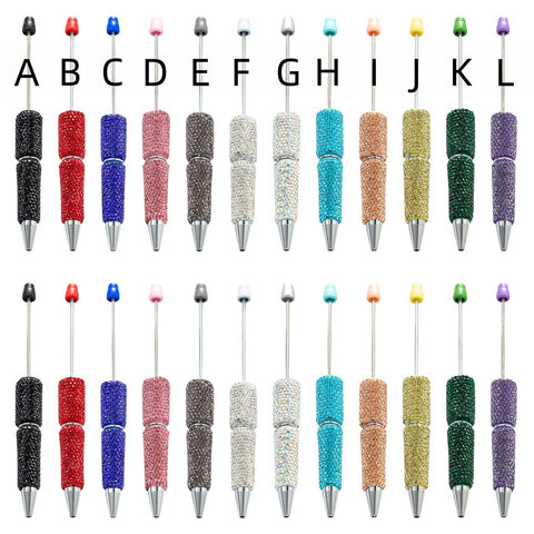 Full diamond bead ballpoint pen For Pen Making