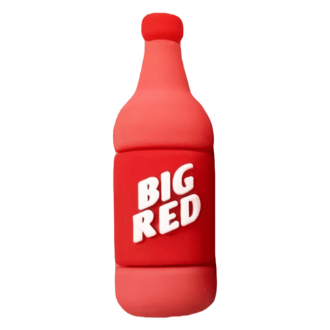 3D Big Red Bottle Silicone Focal Beads For Pen Making