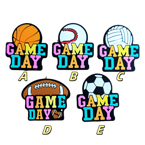 Game Day Silicone Focal Beads For Pen Making