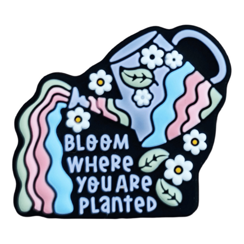 Bloom Where You Are Planted Silicone Focal Beads For Pen Making