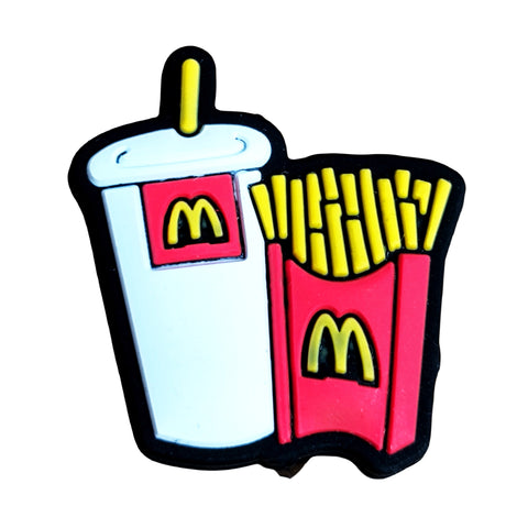 McDonald's french fries and cola Silicone Focal Beads For Beaded Pen