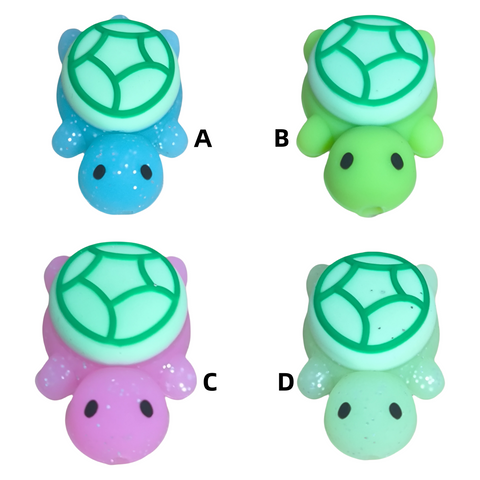 3D luminous Tortoise Silicone Focal Beads For Pen Making