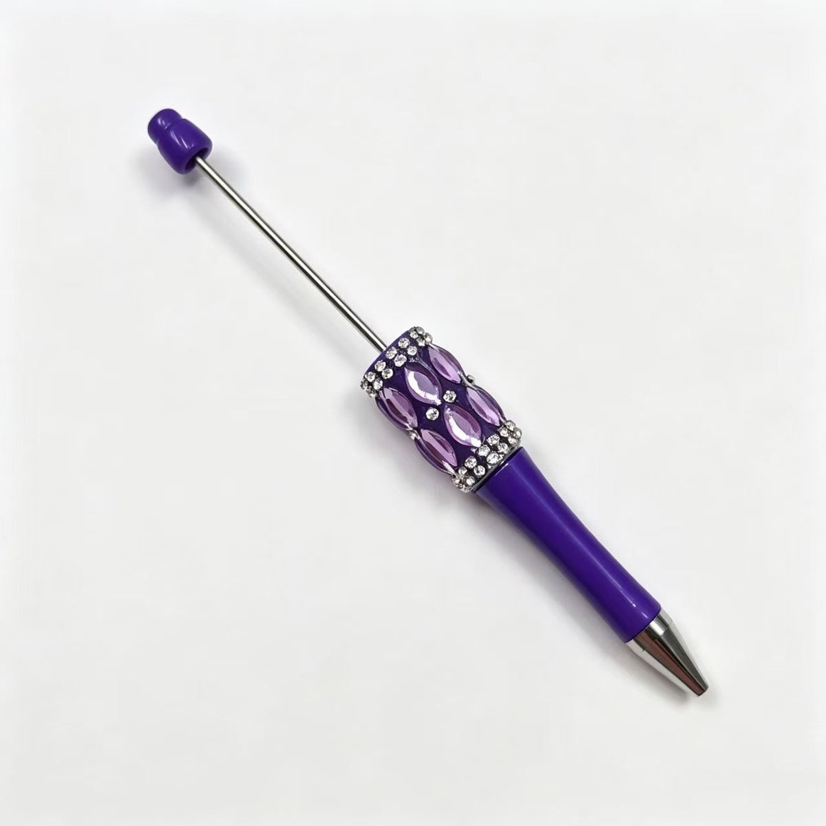 Bling Crystal Rhinestone Beadable Pen, Different Colors DIY Ballpoint Pen