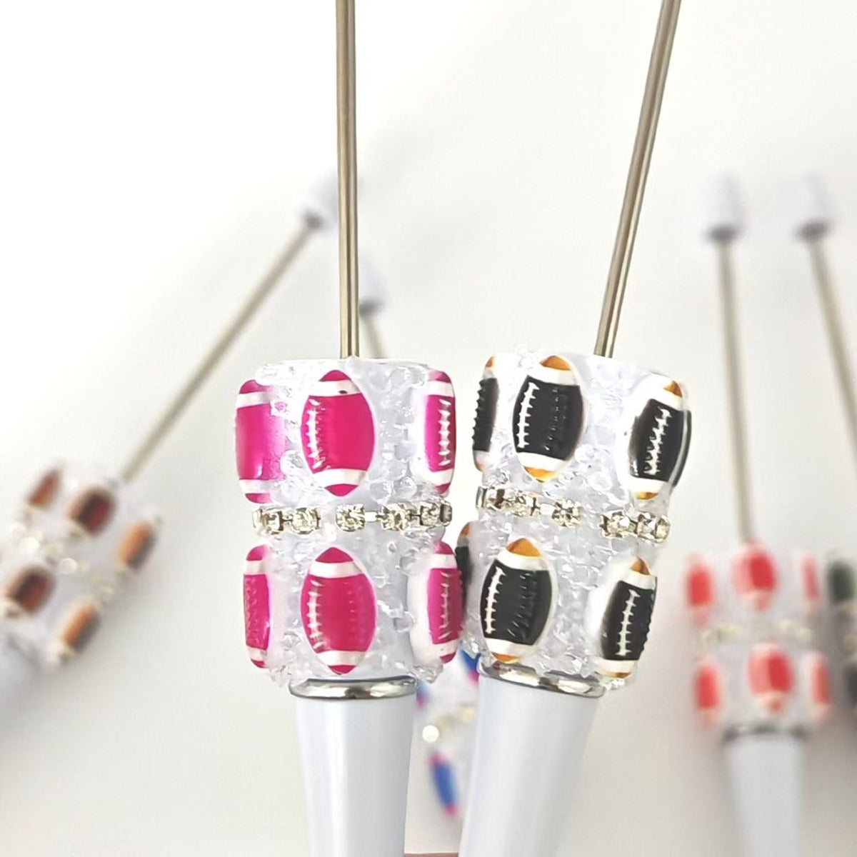 American Football Sugar Beaded Pens