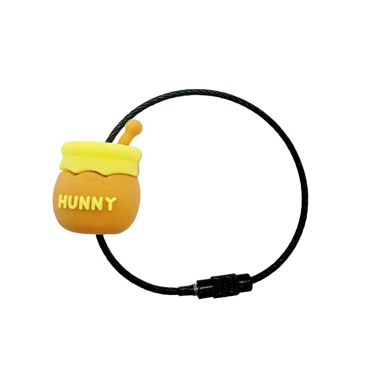 Hunny Pot Jar Honey Silicone Focal Beads