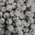 20mm heart baseball acrylic beads for beadable pens