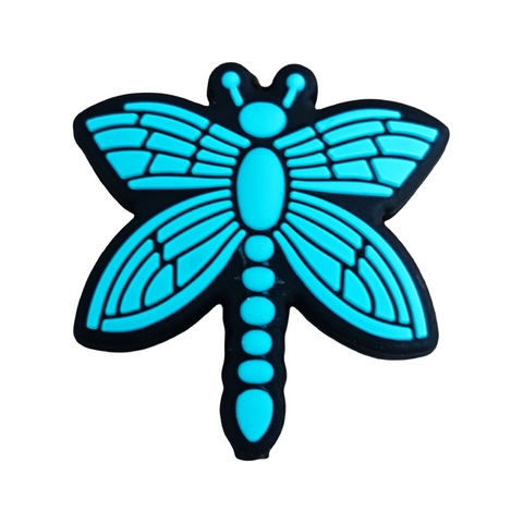 3D Blue Dragonfly Silicone Focal Beads For Pen Making