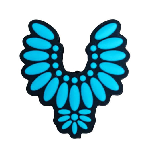 Butterfly Wing Silicone Focal Beads for Pens, Cute Jewelry Beads