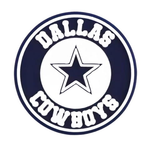 Cowboys football Silicone Focal Beads For Sports