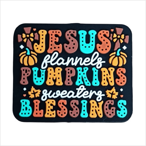 Jesus Pumprins Blessings Silicone Focal Beads For Pen Making