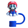 Mario Silicone Straw Topper