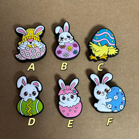 easter bunny silicone beads