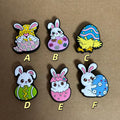 easter bunny silicone beads