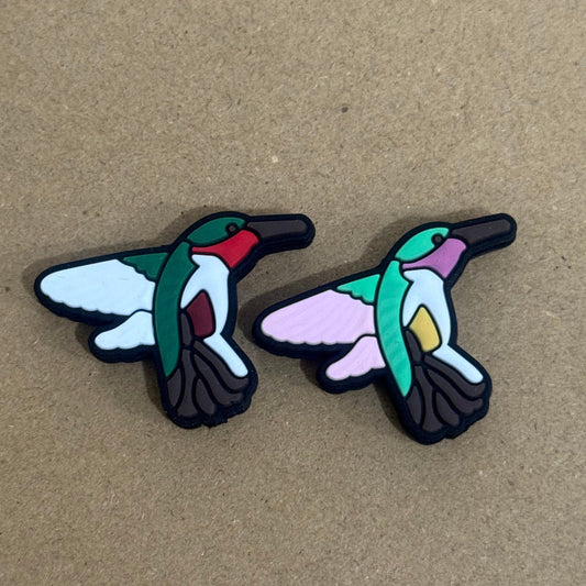 Hummingbird Silicone Focal Beads for Pens, Cute Bird Beads