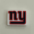 ny football Silicone Focal Beads for bracelet and DIY jewelry