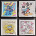 Cute Cartoon Diamond Painting Coasters Set, DIY Kawaii Animal Craft Kit