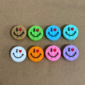 3D Smile Cookie food Silicone Focal Beads For Pen Making