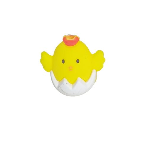 3D Cute Yellow Chicken, Easter Egg Silicone Focal Beads For Beaded Pen