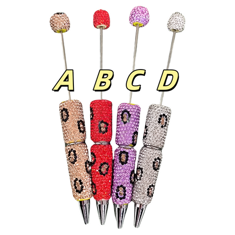 Diamond Ballpoint Pen Plastic Beadable Pen