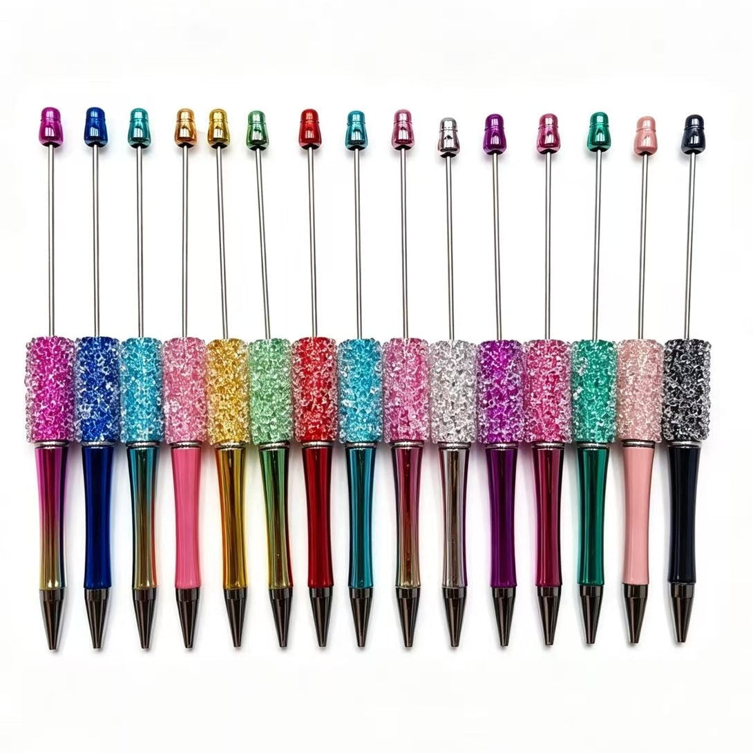 Sugar Random Mix Colors Beaded Pens 