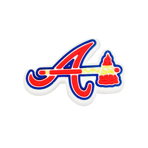 Atlanta Braves Silicone Focal Beads For Sports