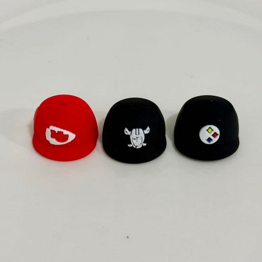 3D Footable Hat Silicone Focal Beads | DIY Beads for Pens & Jewelry