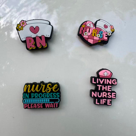 Nurse Themed Words Silicone Focal Beads for Pens & Jewelry