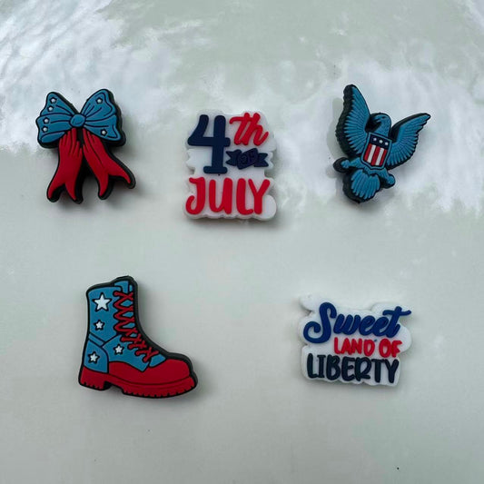 July 4th Silicone Focal Beads for Pens & Jewelry