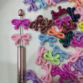 cute bow acrylic beads for DIY pens and crafts