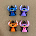 Cute Blue Alien Halloween Silicone Focal Beads Cartoon Monster