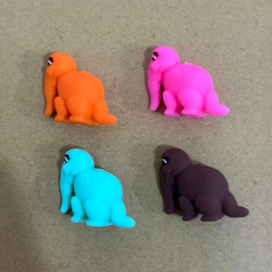 3D Elephant Silicone Focal Beads for Pen  | Cute Animal Beads