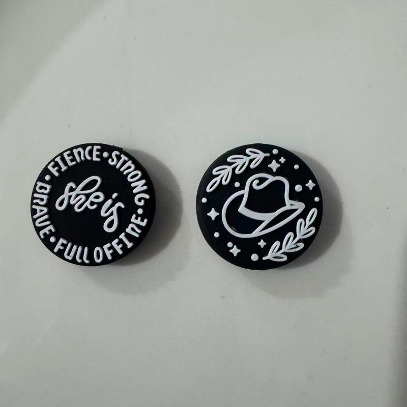 she is fierce silicone focal beads