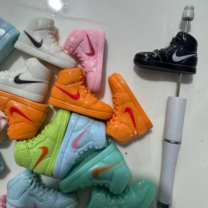 sneaker shape acrylic beads for pen making DIY crafts