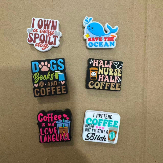 dog coffee silicone beads