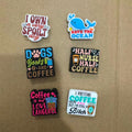 dog coffee silicone beads