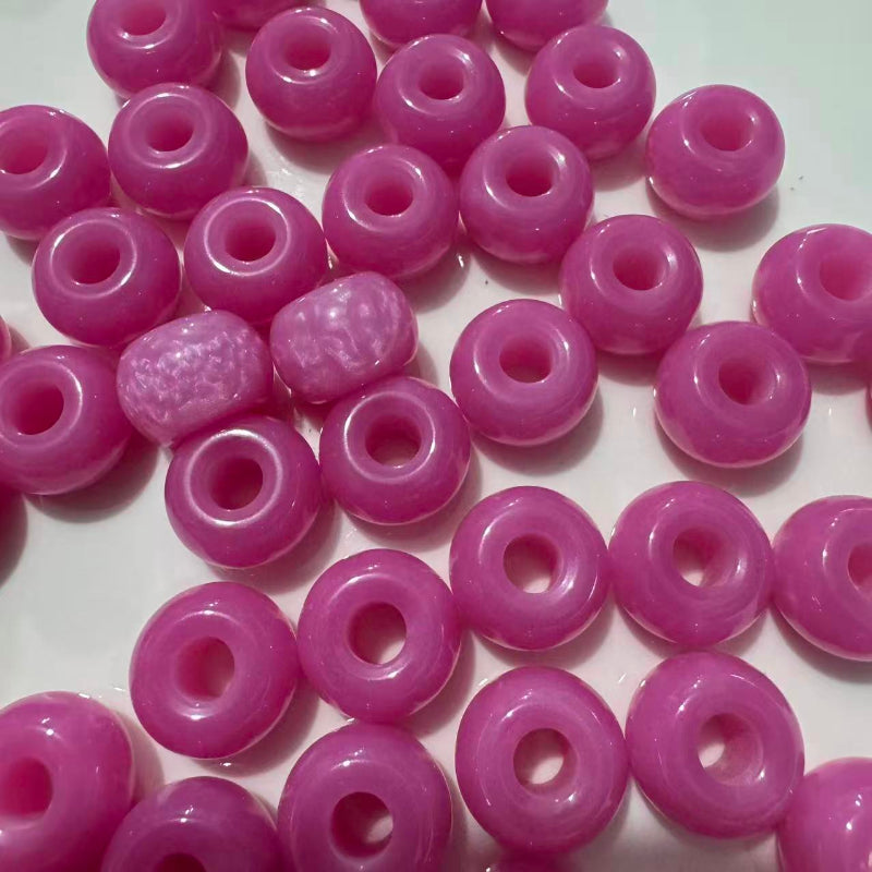 16mm pink spacer acrylic beads for beaded pen making